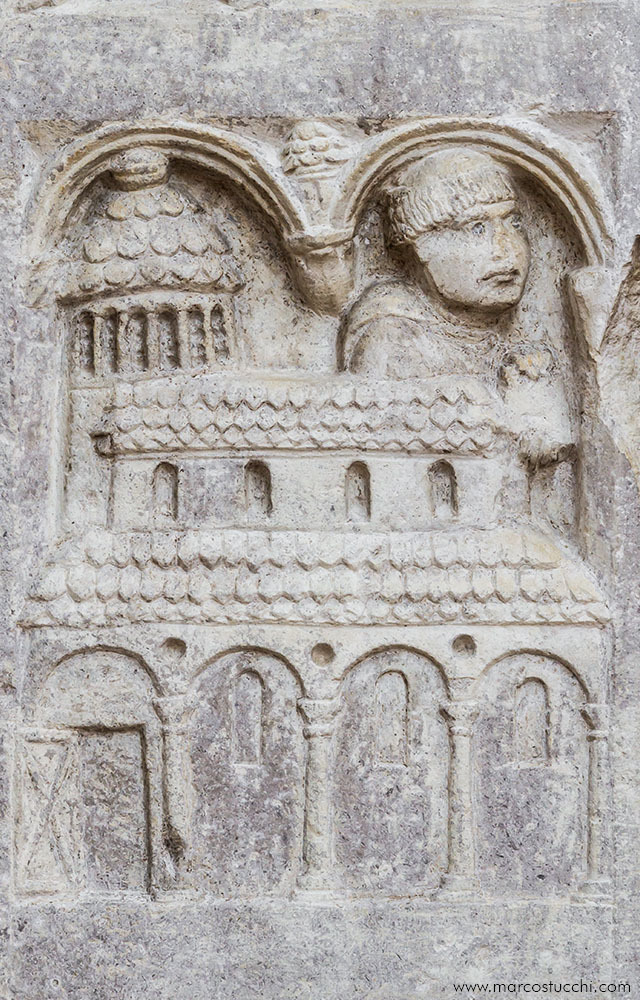 Abbazia Nonantola Composizione abbaziale Formella