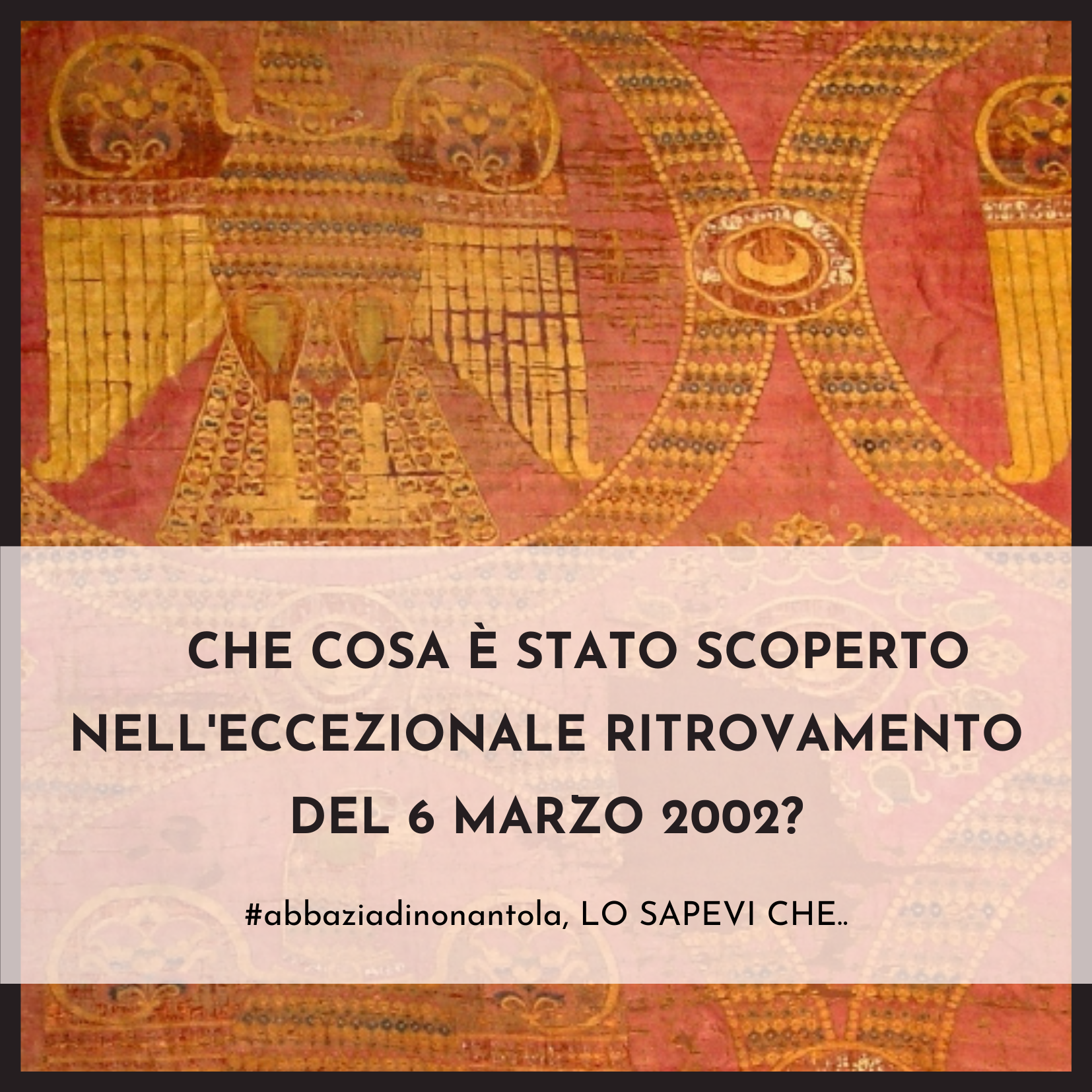 Abbazia Nonantola Lo sapevi che Sciamito